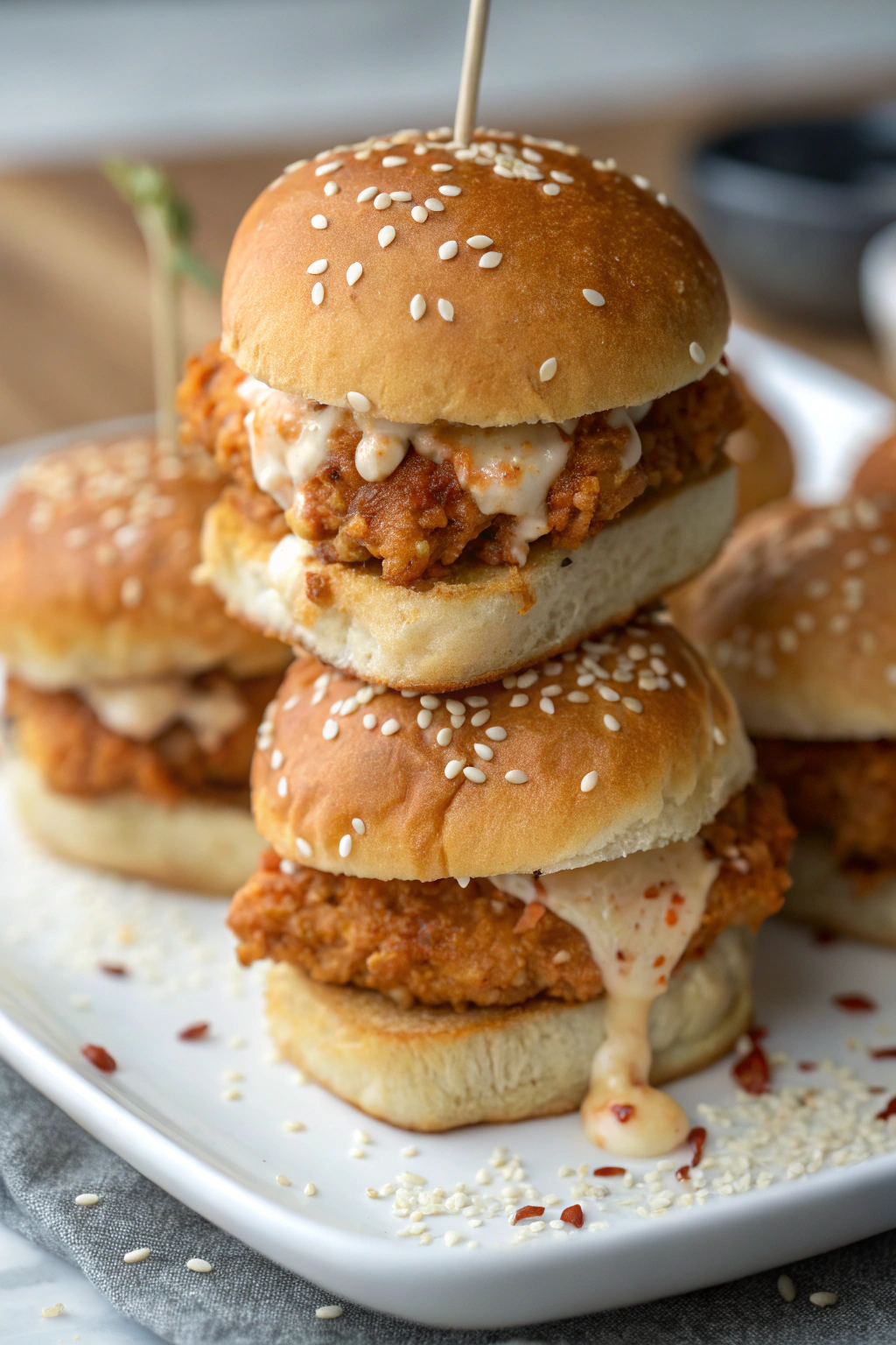 Bang Bang Chicken Sliders Recipe