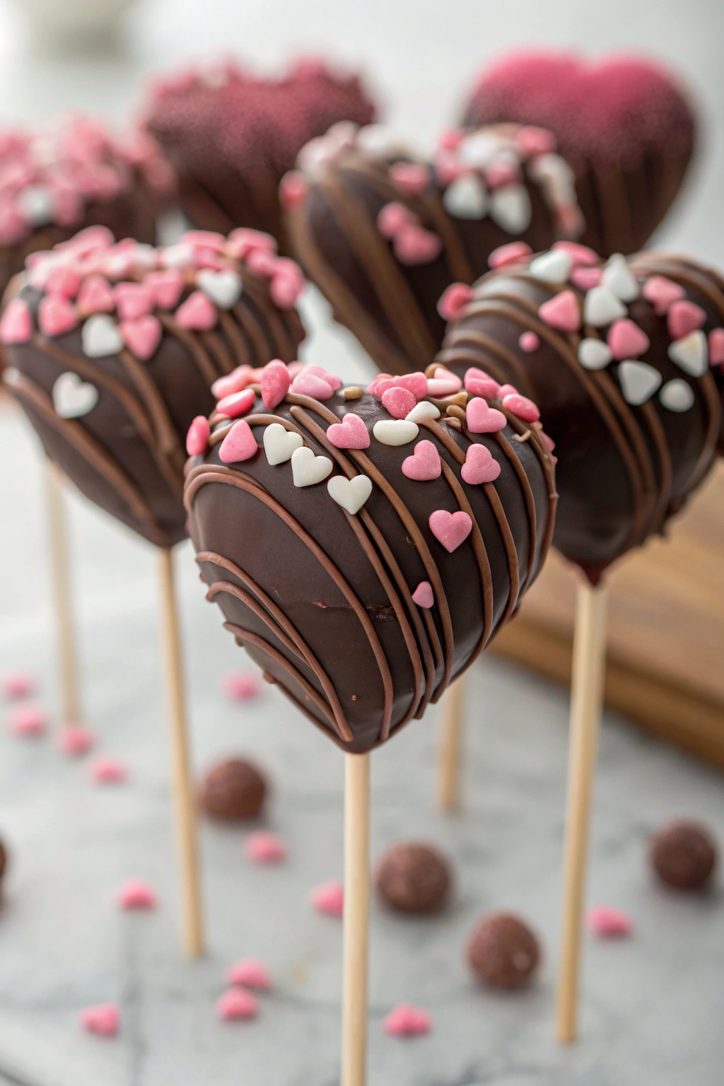 Heart Shaped Cake Pops Recipe