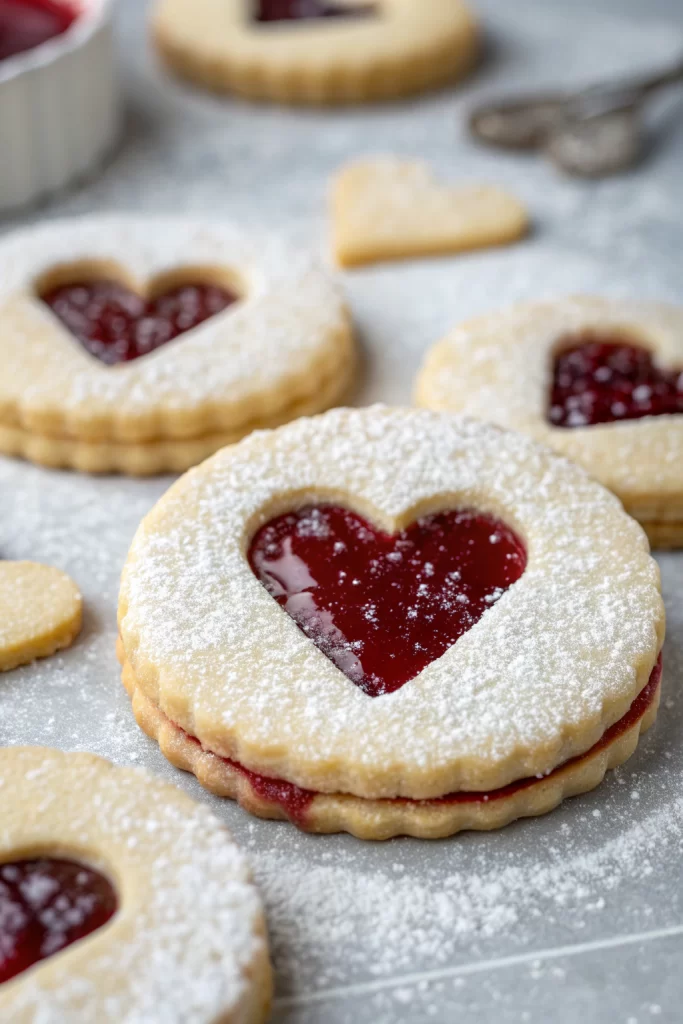 Linzer Cookies Italian Stawberry Jam Recipe