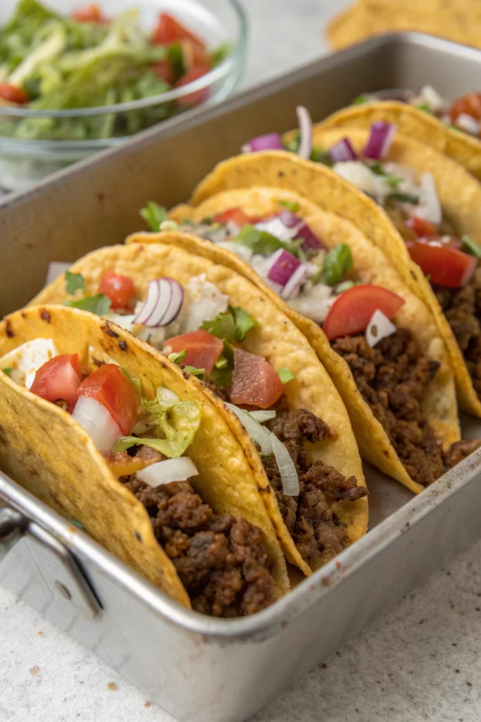 Oven-Baked Cheesy Tacos Recipe