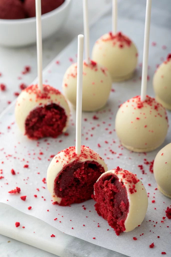 Red Velvet Cake Pops Recipe