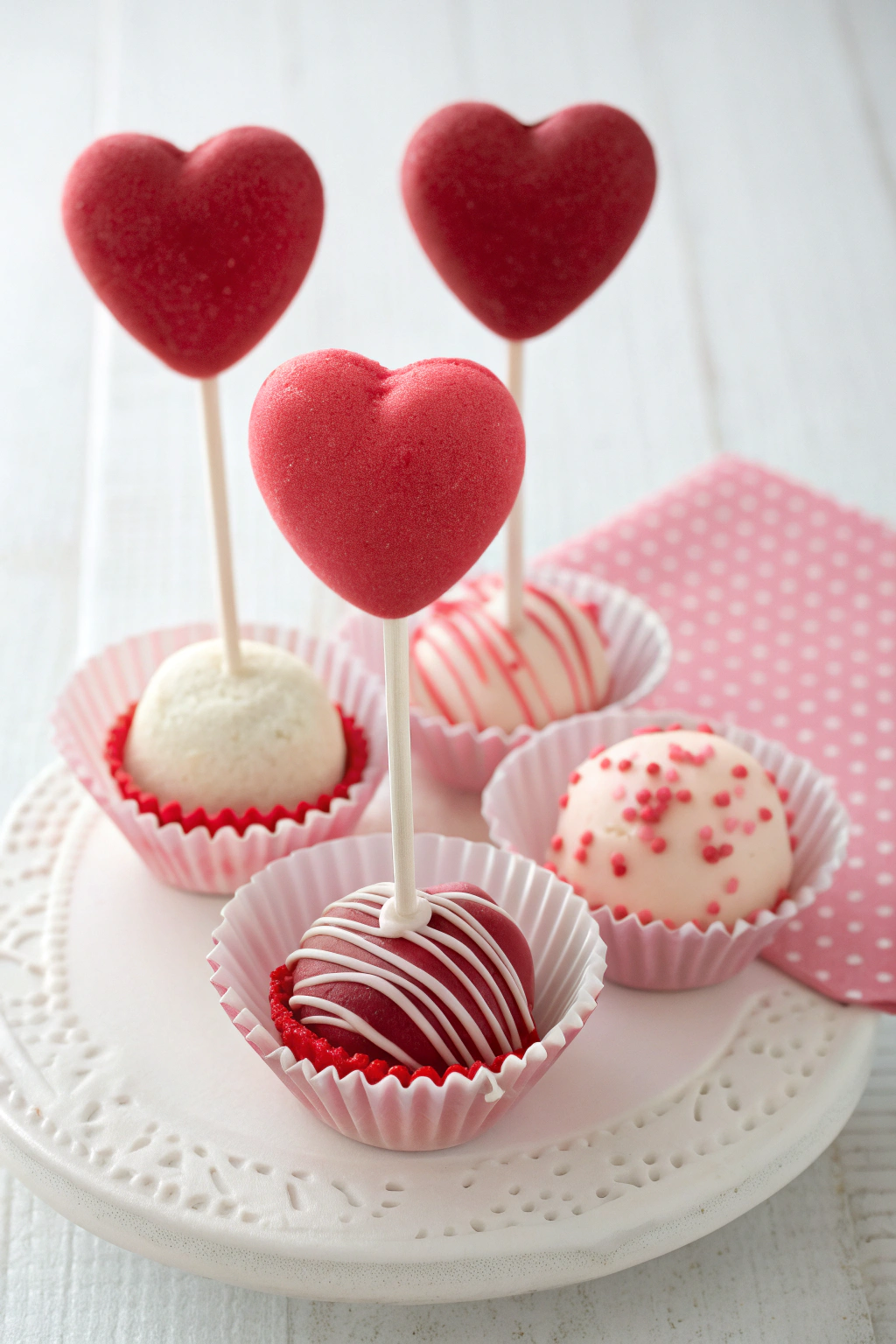 Red Velvet Heart Pops Recipe
