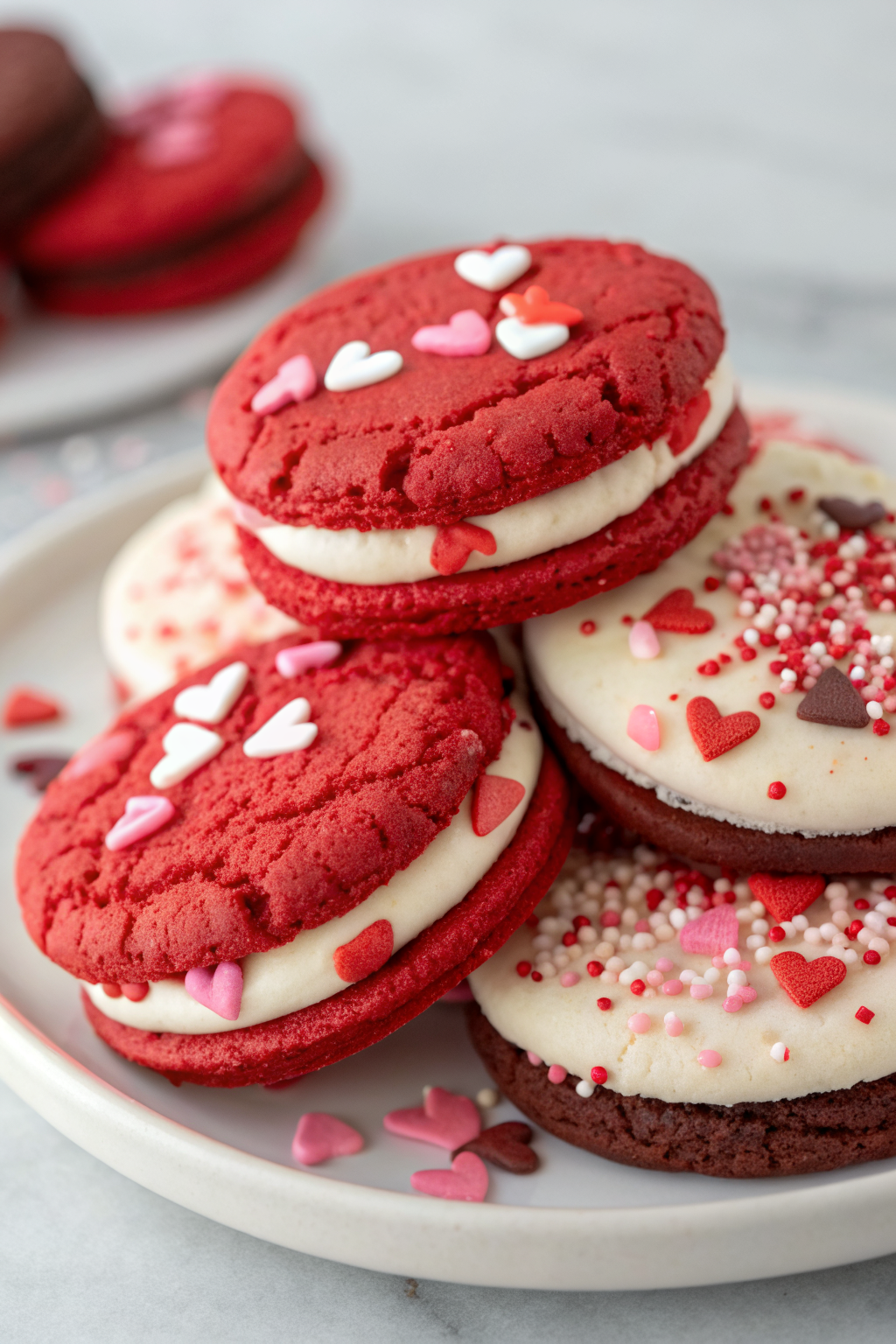 Valentine's Day Red Velvet Cookies Recipe