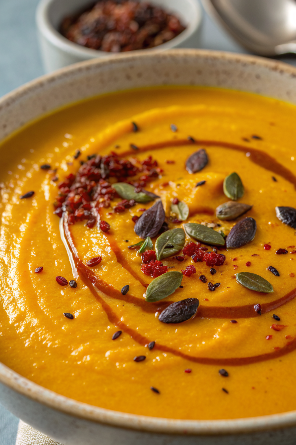 Autumn-Spiced Roasted Pumpkin Soup Recipe