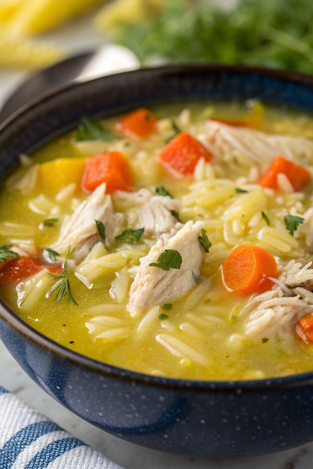 Avgolemono Greek Lemon Chicken Soup Recipe
