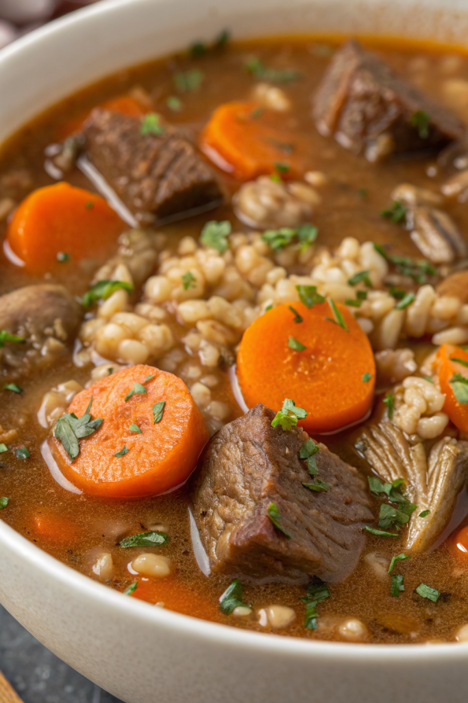 Beef Barley Soup Recipe