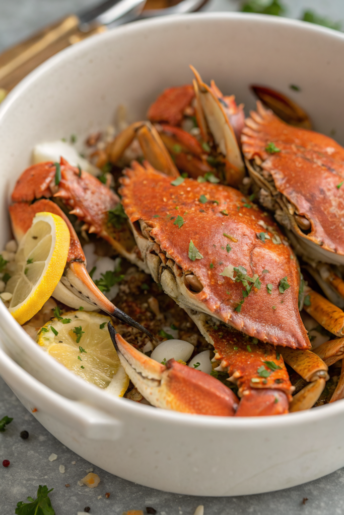 Oven-Roasted Dungeness Crab Recipe