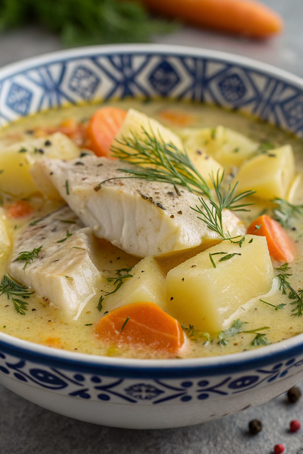 Polish Dill Soup with Potatoes