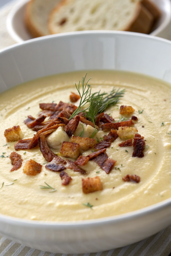Roasted Garlic Soup Recipe