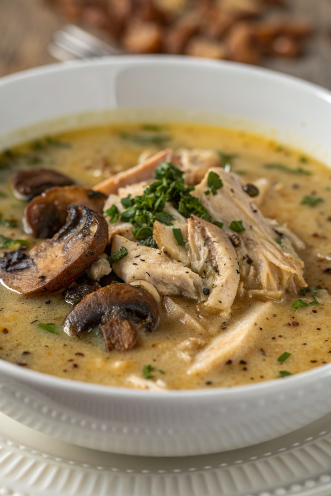 Rotisserie Chicken and Mushroom Soup Recipe