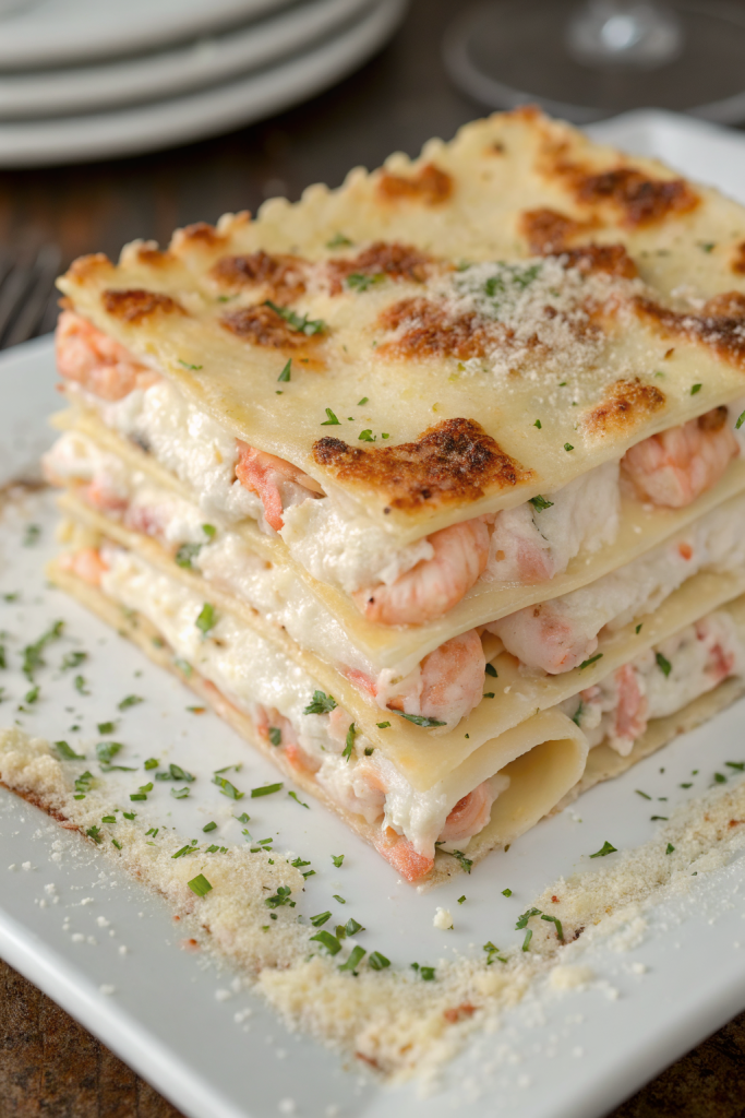 Shrimp Crab Lasagna Recipe