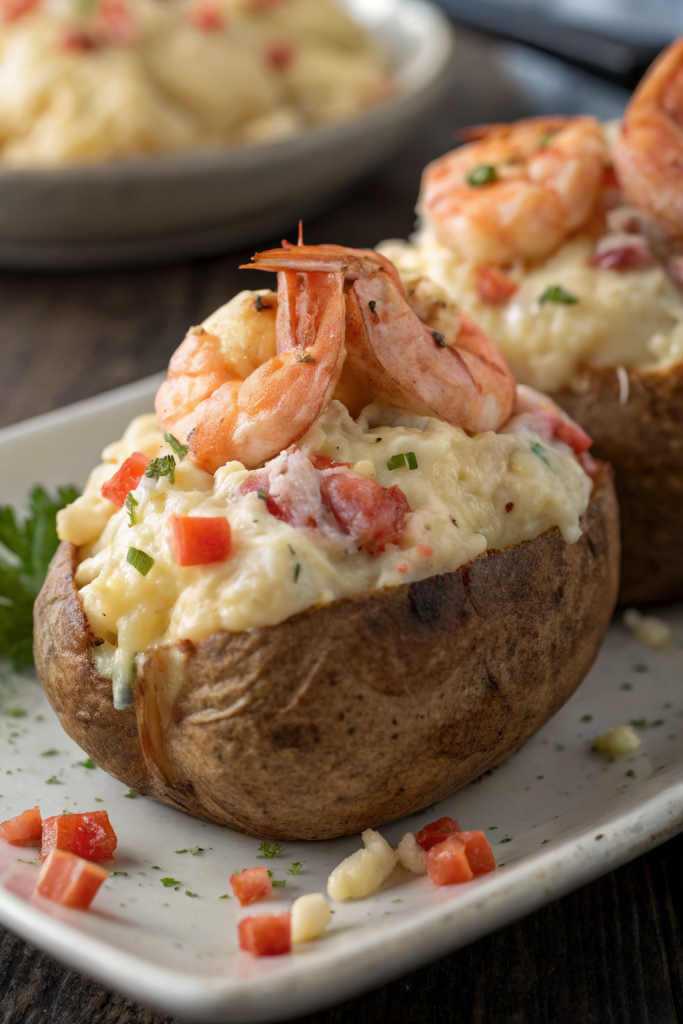 Southern-Style Seafood Stuffed Potatoes Recipe