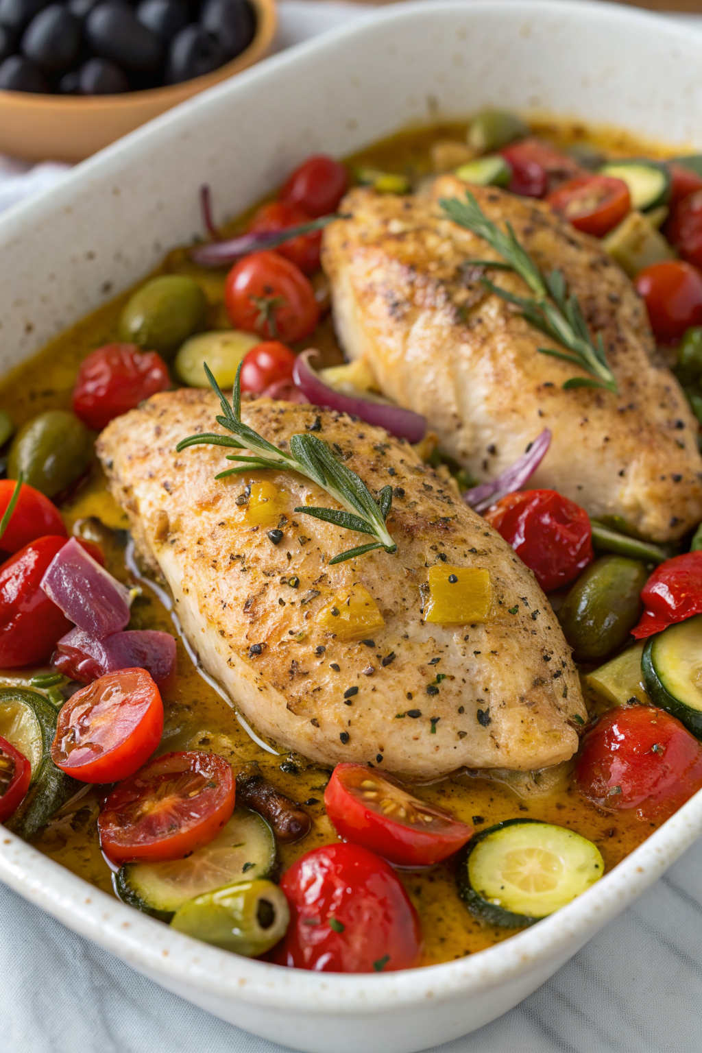 Tasty Easy Mediterranean Baked Fish Recipe