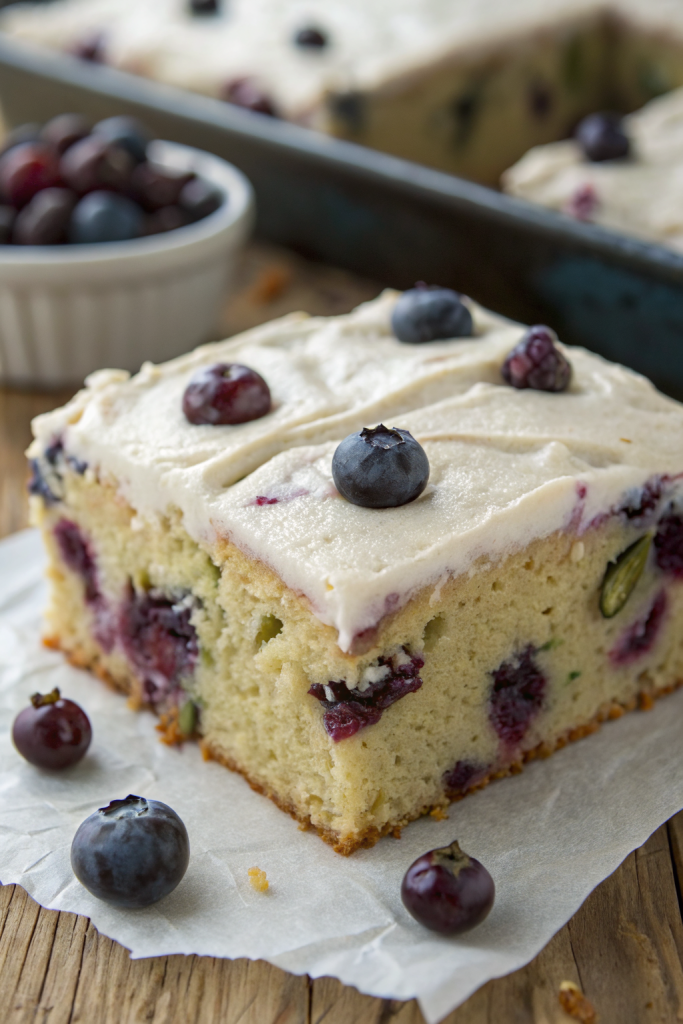 Blueberry Zucchini Cake Recipe