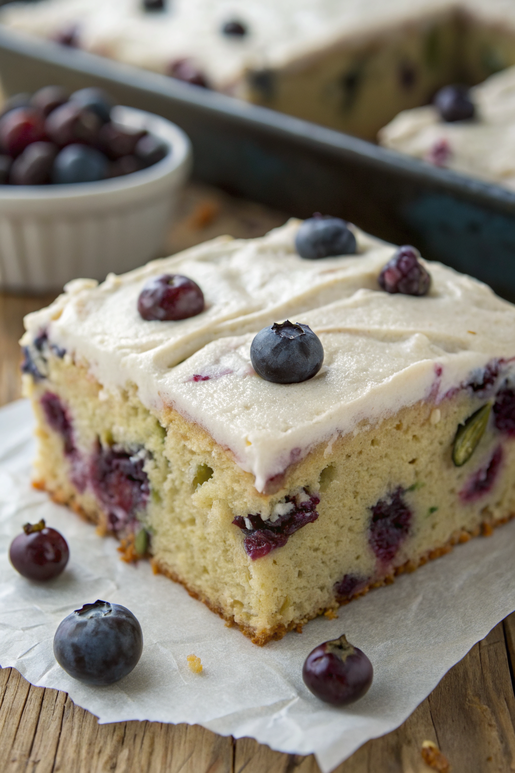 Blueberry Zucchini Cake Recipe