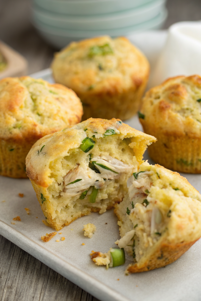Chicken Cheese Zucchini Muffins Recipe