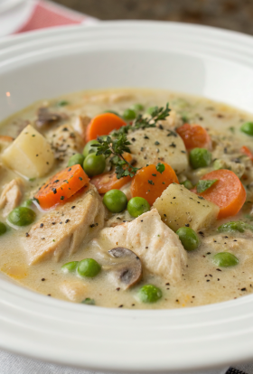 Chicken Pot Pie Soup Recipe