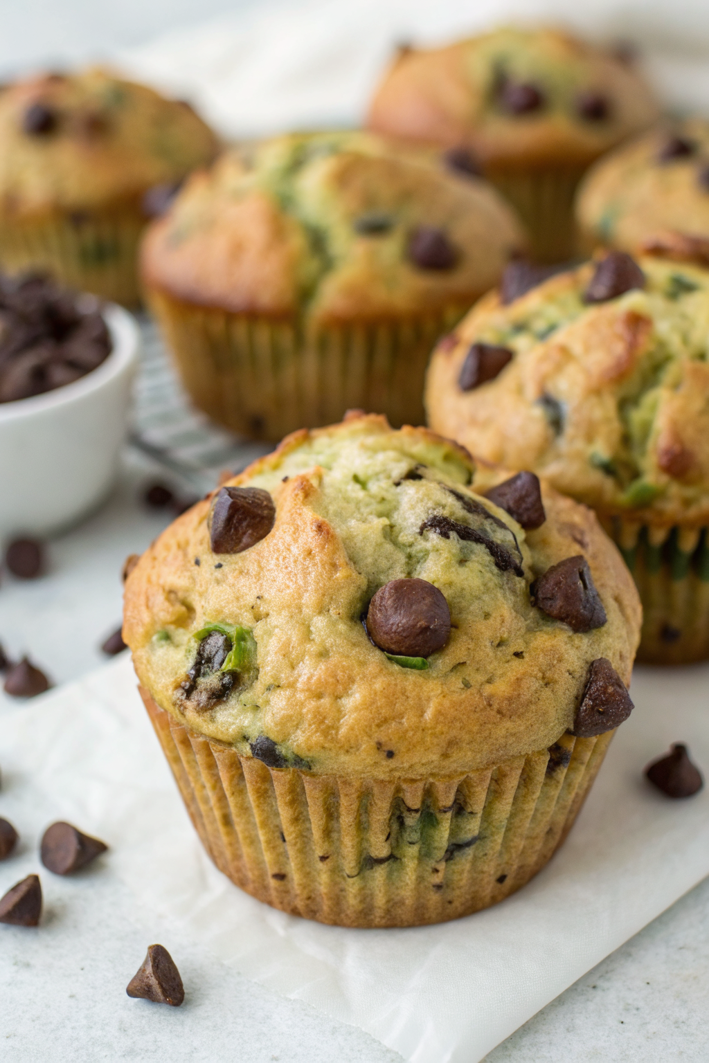 Chocolate Chip Zucchini Muffins Recipe