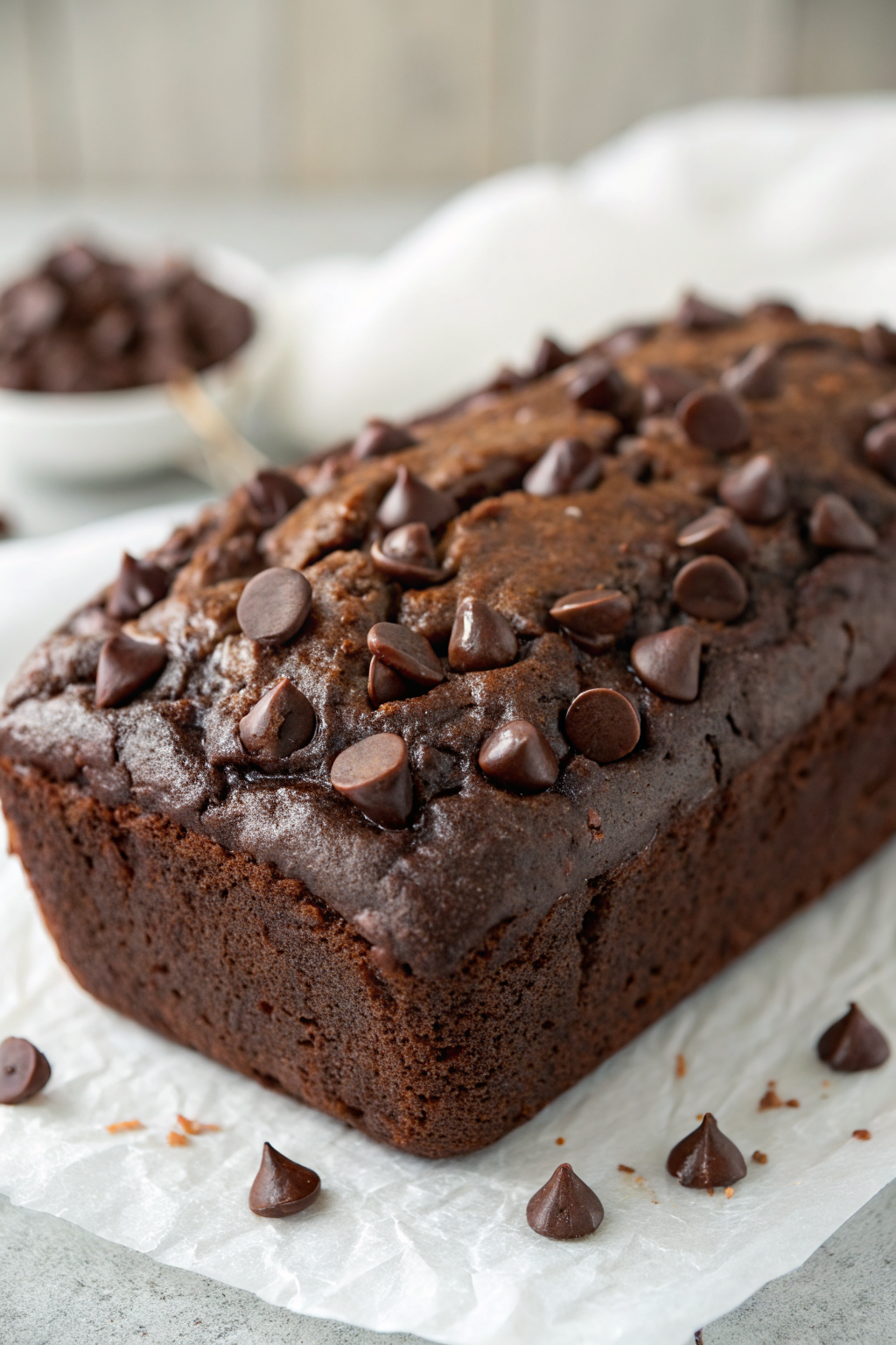 Chocolate Zucchini Bread With Sour Cream