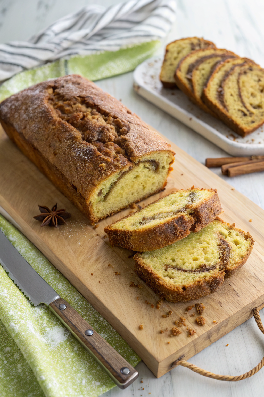 Cinnamon Swirl Zucchini Bread Recipe