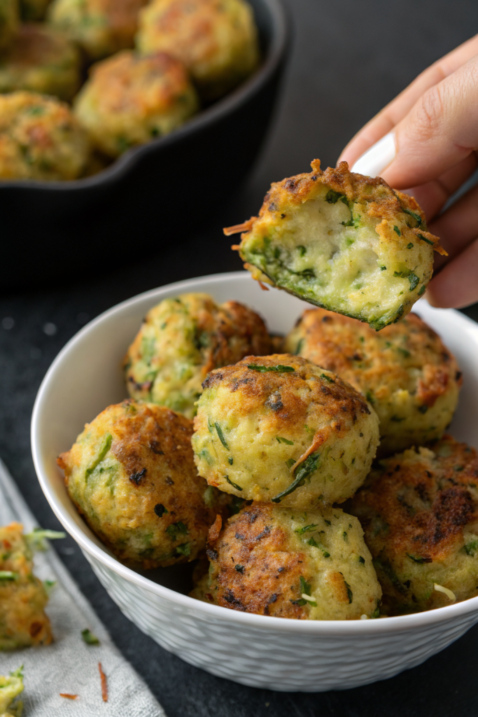 Crispy Baked Zucchini Tots Recipe