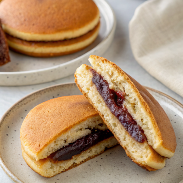 Dorayaki Japanese Red Bean Pancakes Recipe
