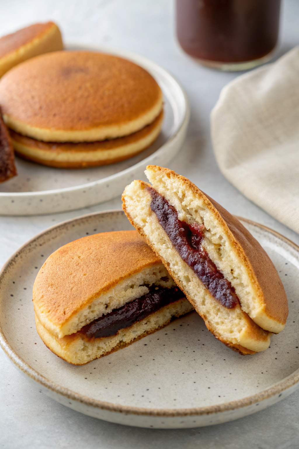 Dorayaki Japanese Red Bean Pancakes Recipe