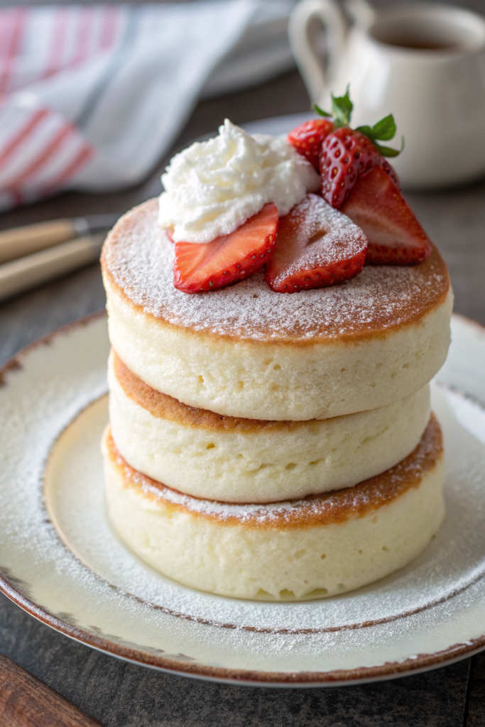 Fluffy Japanese Souffle Pancakes Recipe