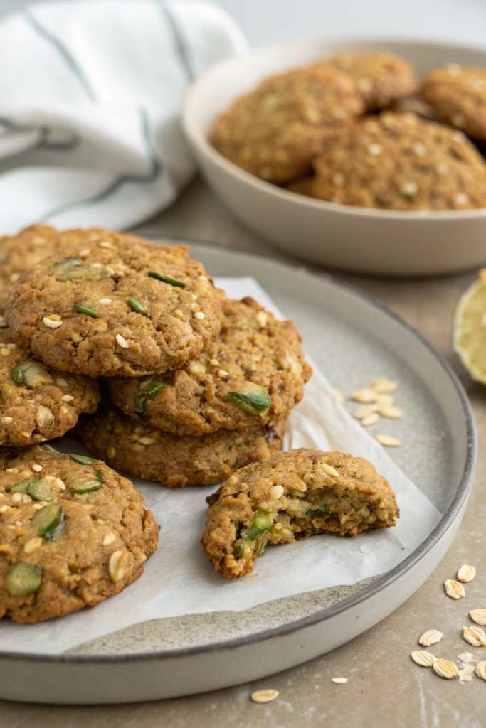 Healthy Zucchini Oatmeal Cookies Recipe