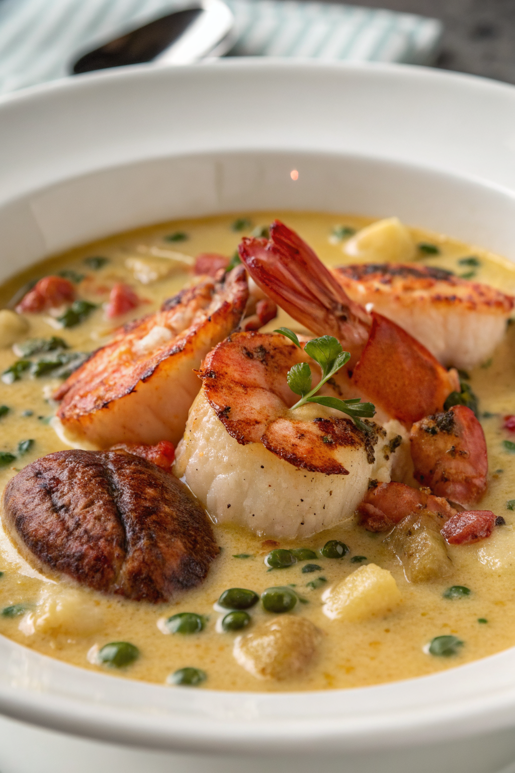 Lobster Scallop Chowder Recipe