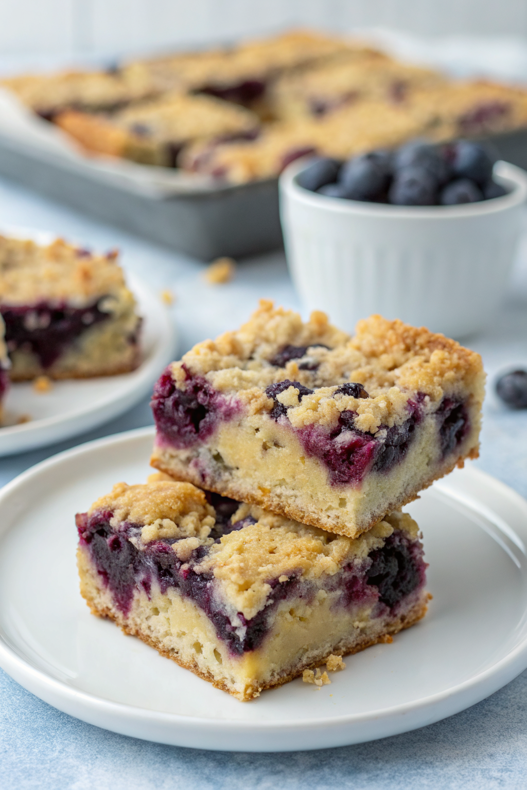 Moist Blueberry Zucchini Bars Recipe