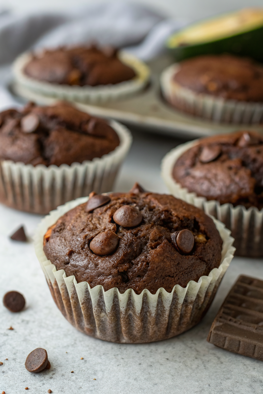 Moist Chocolate Zucchini Muffins Recipe