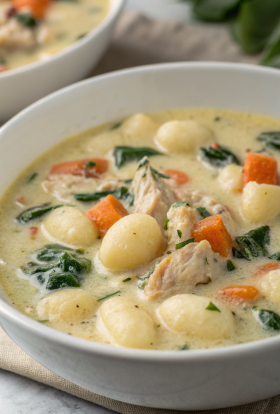 Olive Garden Chicken Gnocchi Soup Recipe