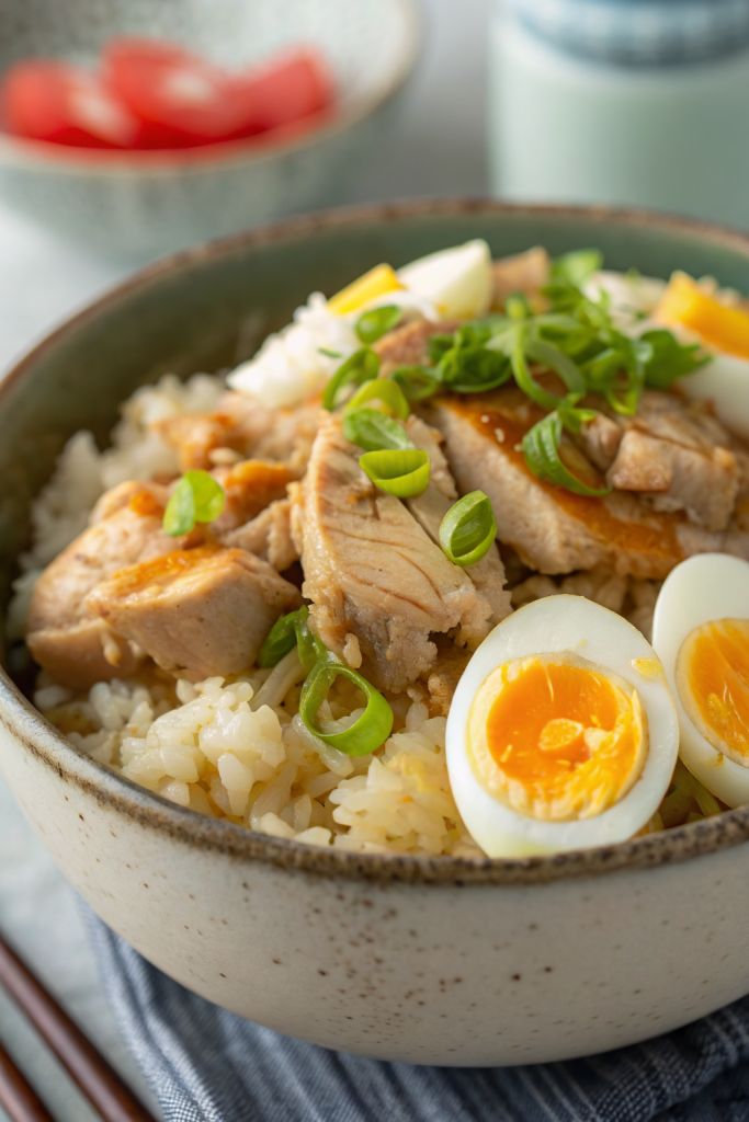 Oyakodon Japanese Chicken Egg Rice Bowl Recipe