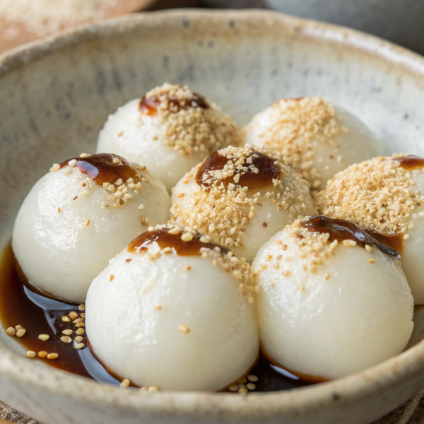 Shiratama Dango Japanese Dessert Recipe