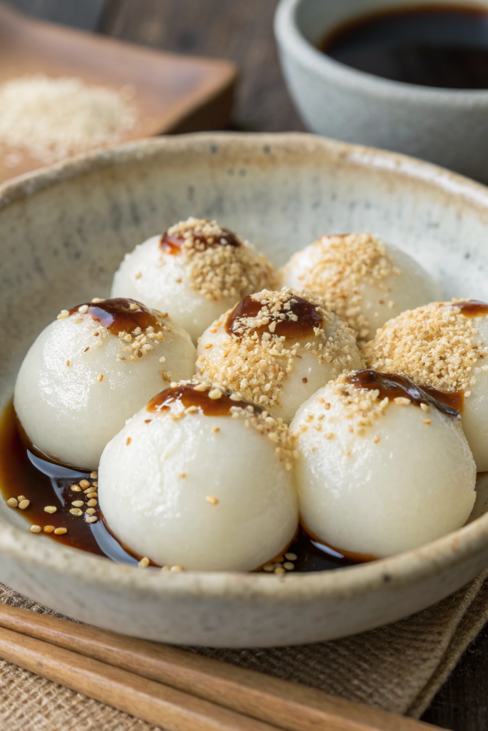 Shiratama Dango Japanese Dessert Recipe