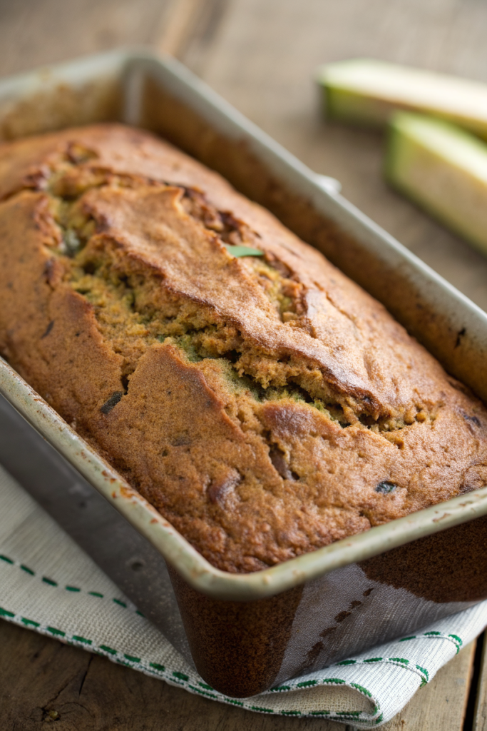 Sweet Cinnamon Zucchini Bread With Brown Sugar