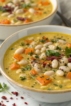 Tuscan White Bean Soup Recipe