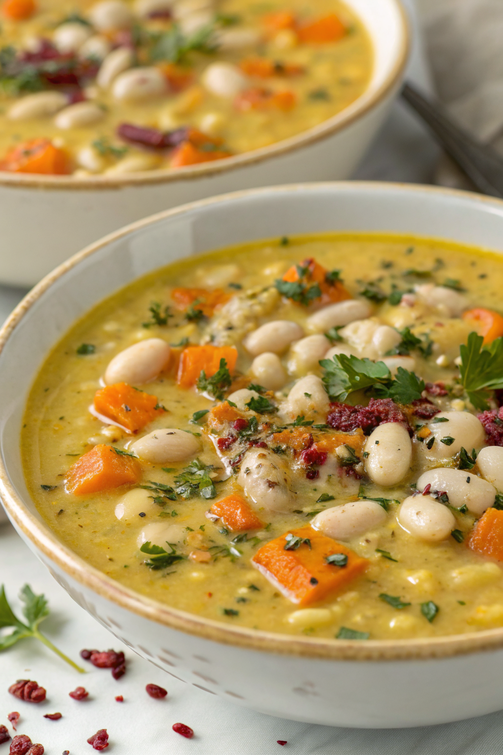 Tuscan White Bean Soup Recipe