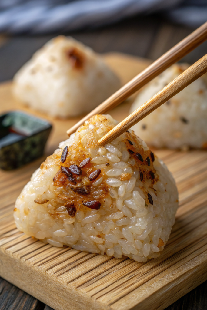 Yaki Onigiri Japanese Grilled Rice Balls Recipe