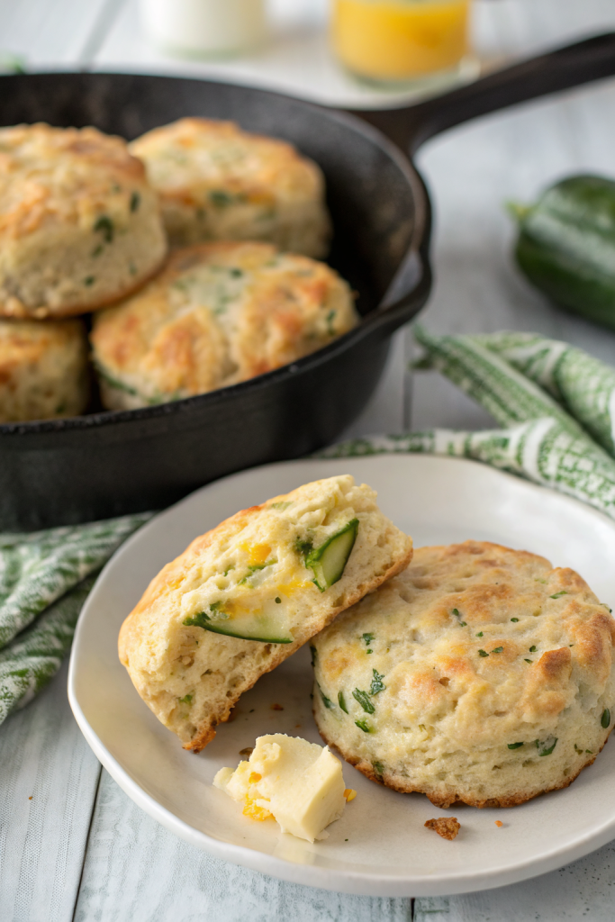 Zucchini Cheddar Biscuits Recipe