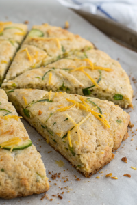 Zucchini Cheddar Scones Recipe