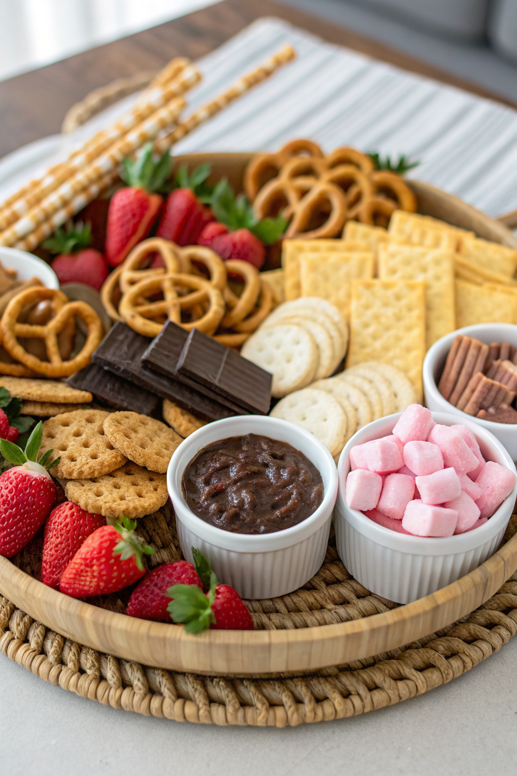 Chocolate And Strawberry Platter Recipe