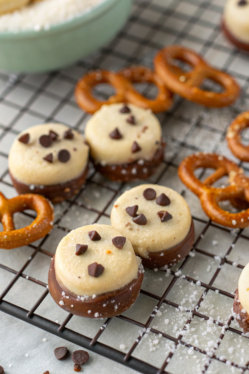 Cookie Dough Pretzel Bites Recipe