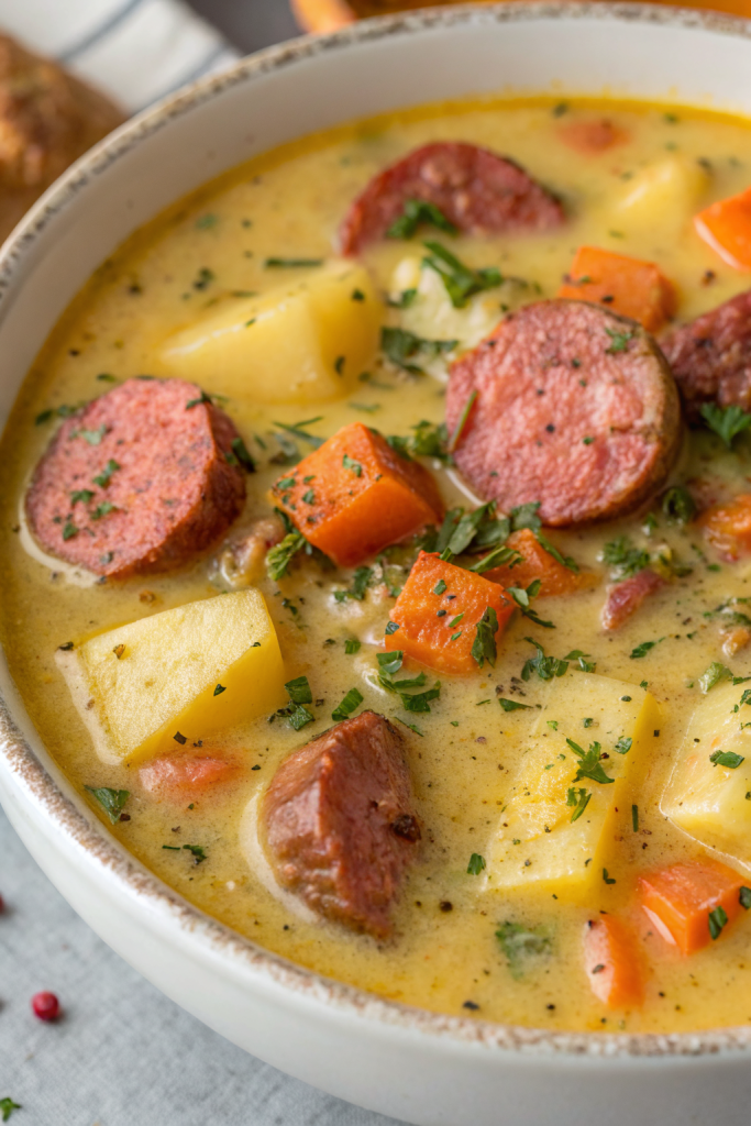 Creamy Sausage Potato Soup Recipe