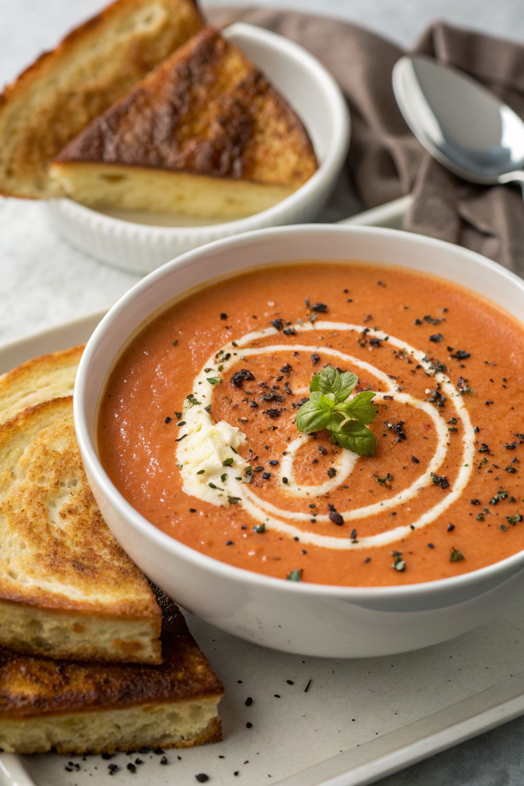 Creamy Tomato Bisque Soup Recipe