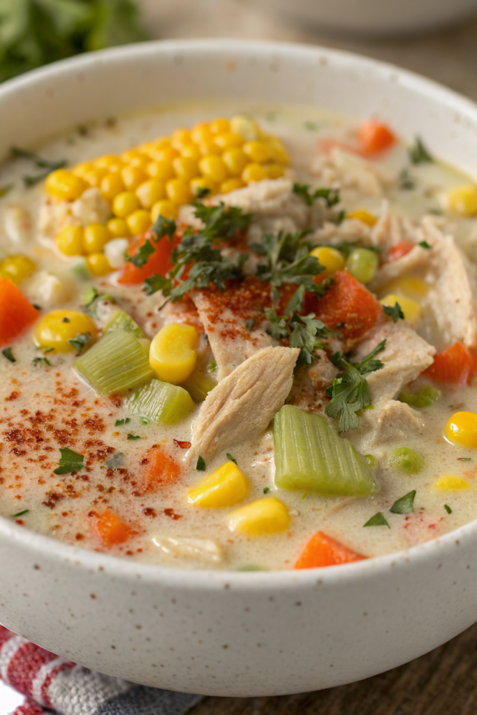 Crockpot Chicken Corn Chowder Recipe