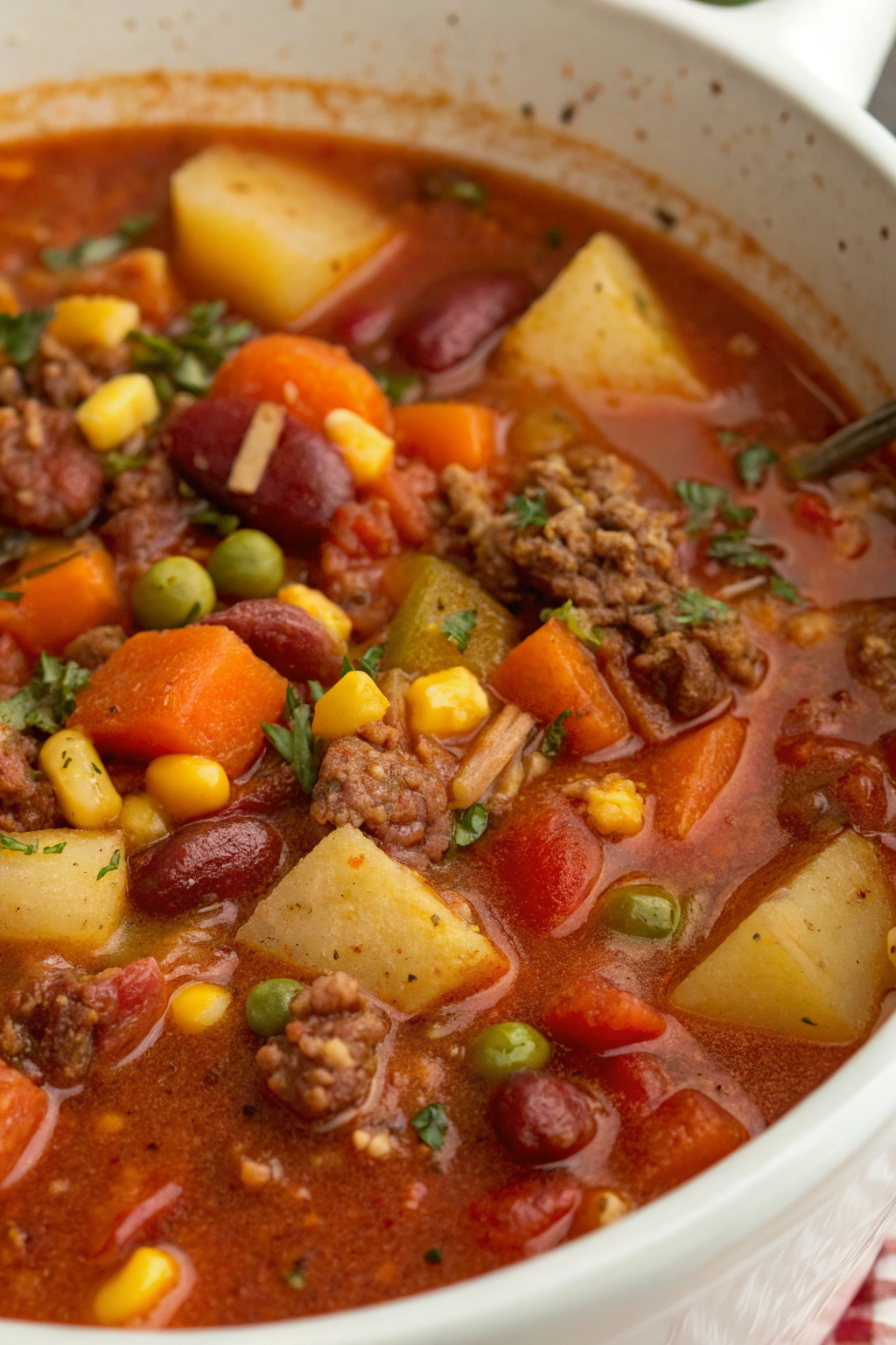 Crockpot Vegetable Beef Soup Recipe