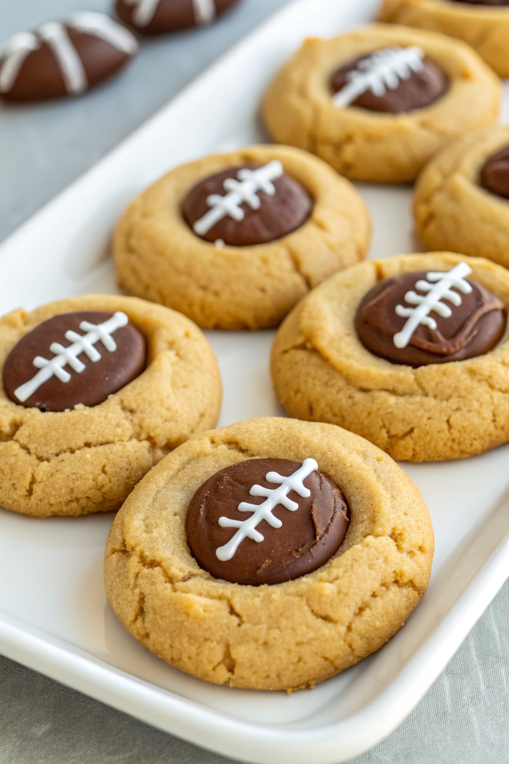Football Blossom Cookies Recipe