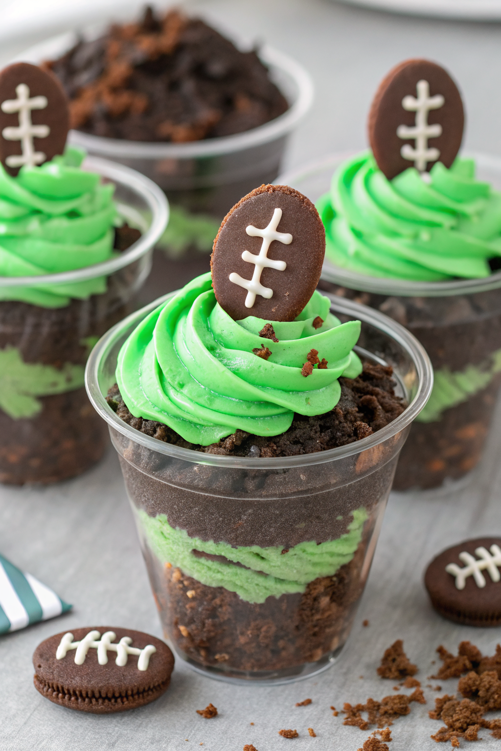 Football Dirt Cups Recipe